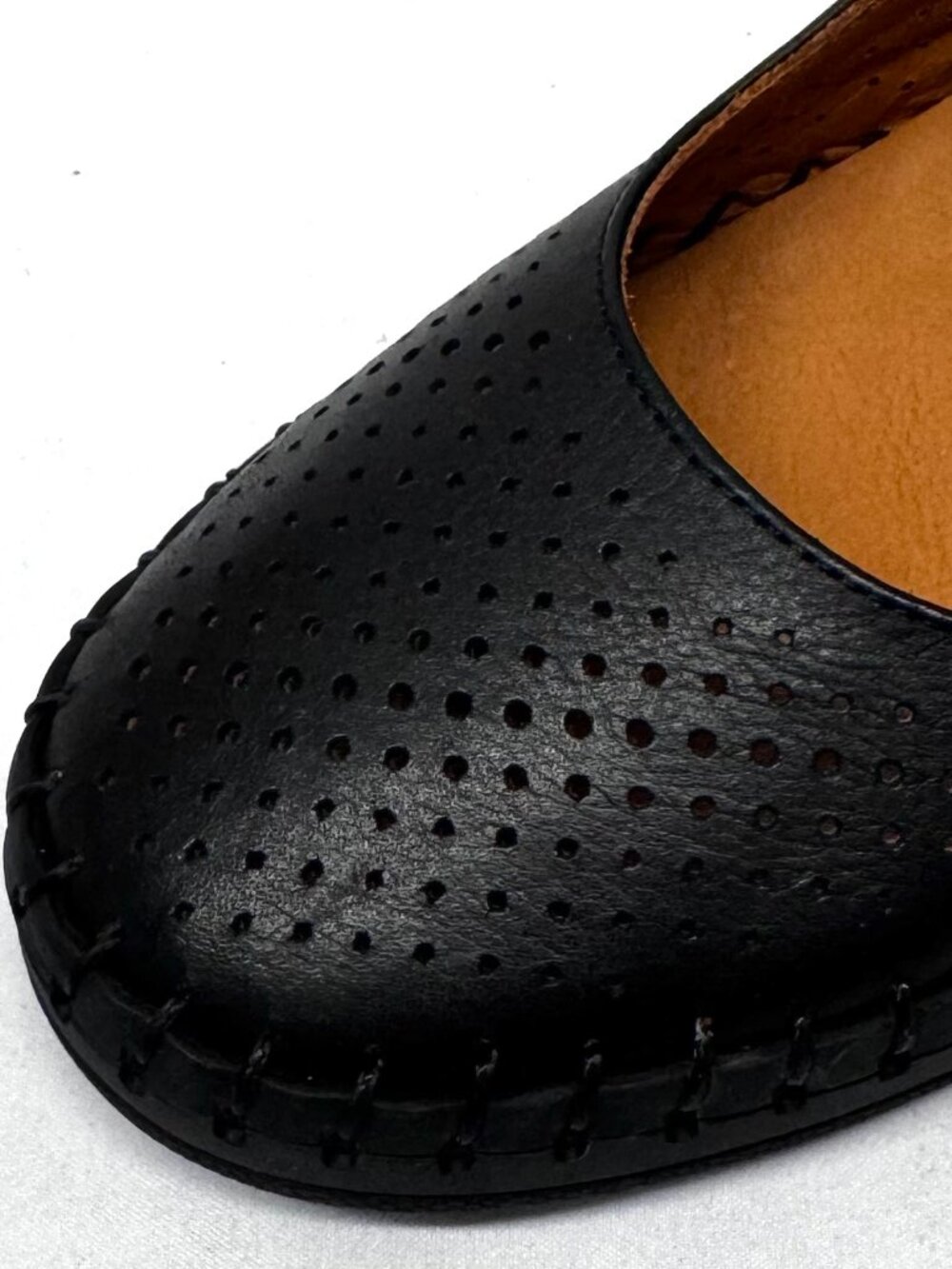 MIZ MOOZ HOOP & LOOP MARY JANE PLATFORM LEATHER FLATS BLACK 37EU / 7US # T-235 - Picture 3 of 5